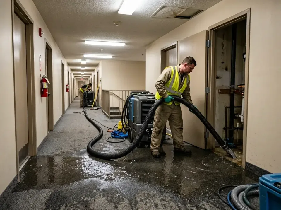multi-unit-apartment-hallway-f-005 — frequently asked questions, Emergency Burst Pipe Water Extraction & Removal in State Li…